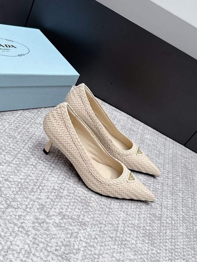 Prada leather pumps 5.5CM 65048-2