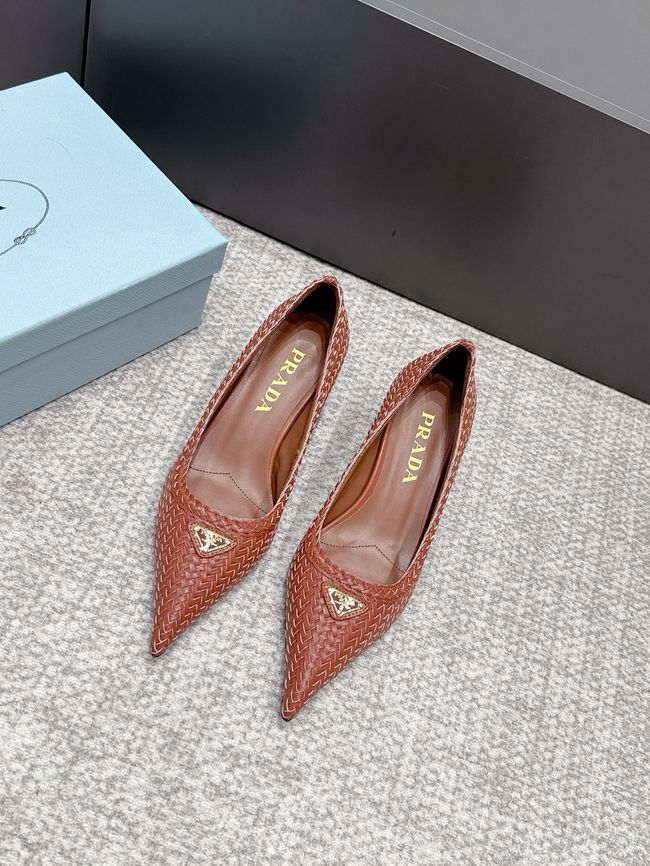 Prada leather pumps 5.5CM 65048-3