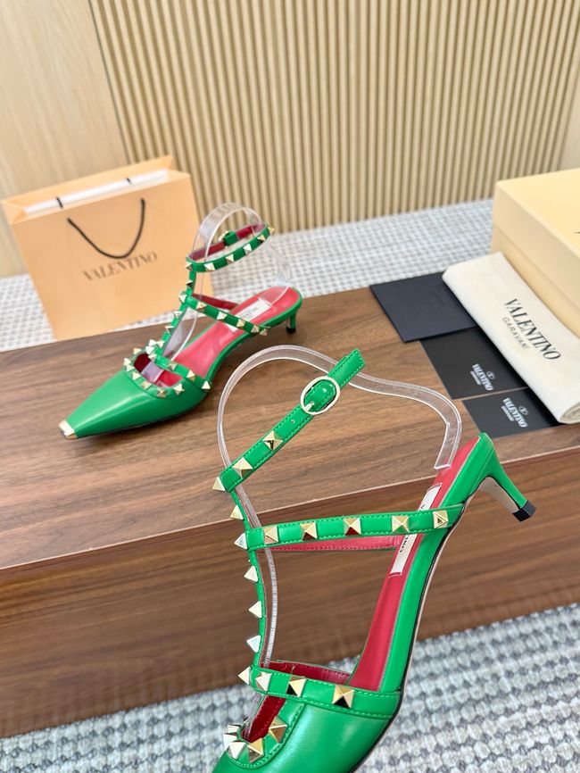 Valentino ROCKSTUD lambskin high heels 4cm 65052-2
