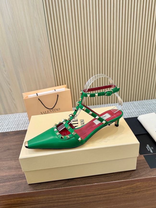 Valentino ROCKSTUD lambskin high heels 4cm 65052-2