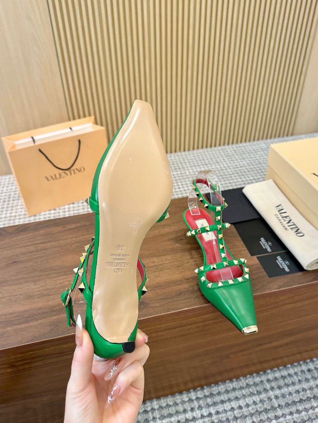 Valentino ROCKSTUD lambskin high heels 4cm 65052-2