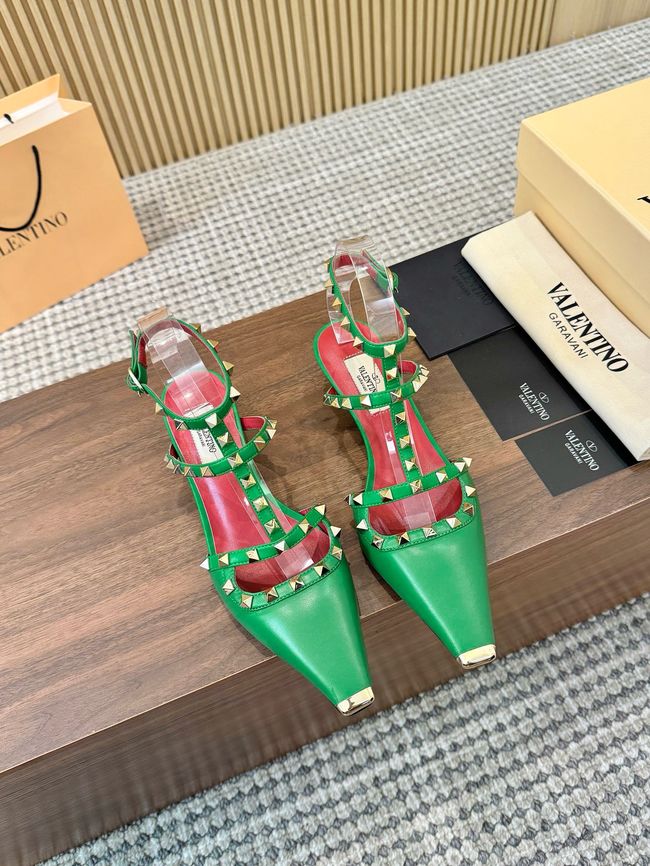 Valentino ROCKSTUD lambskin high heels 4cm 65052-2