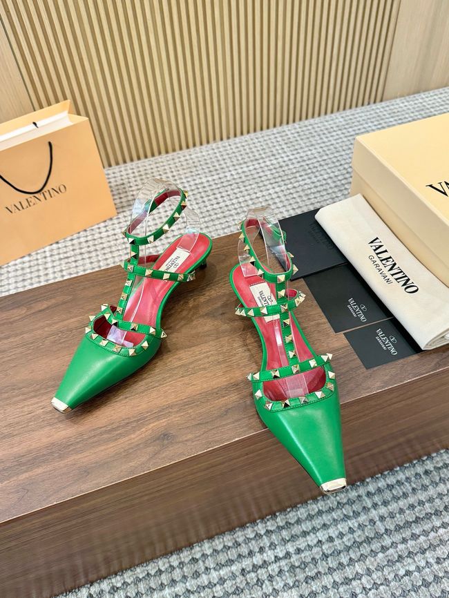 Valentino ROCKSTUD lambskin high heels 4cm 65052-2