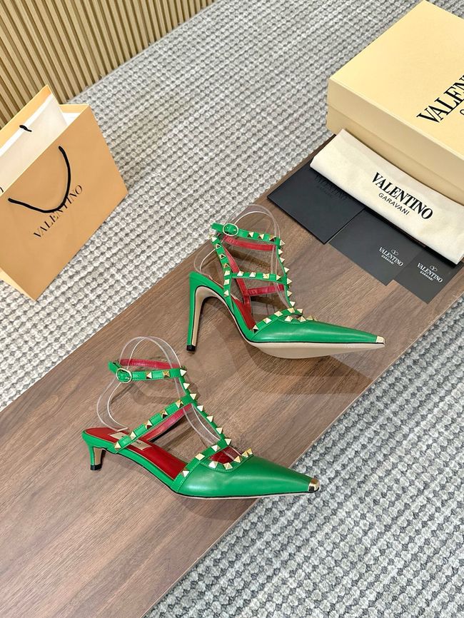 Valentino ROCKSTUD lambskin high heels 4cm 65052-2