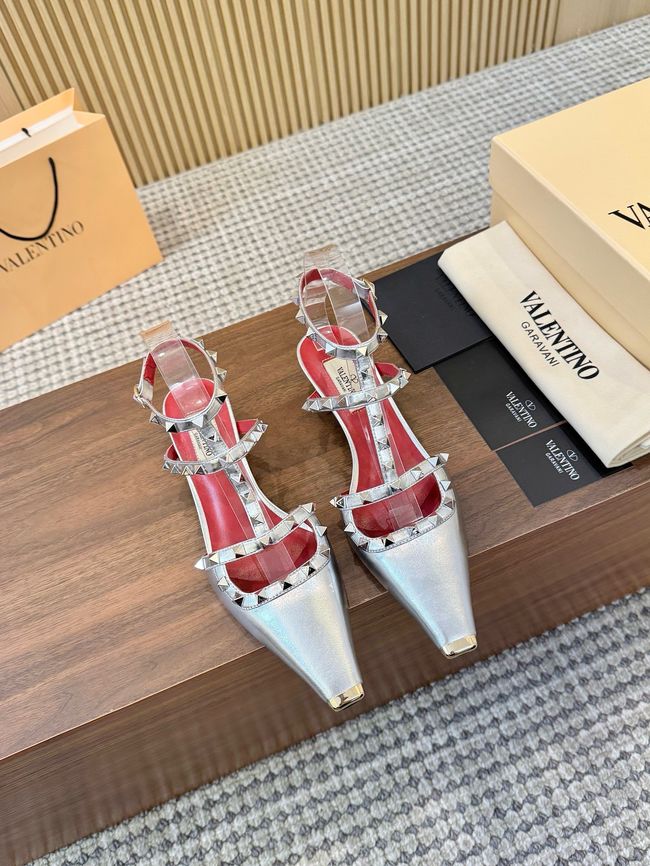Valentino ROCKSTUD lambskin high heels 4cm 65052-3