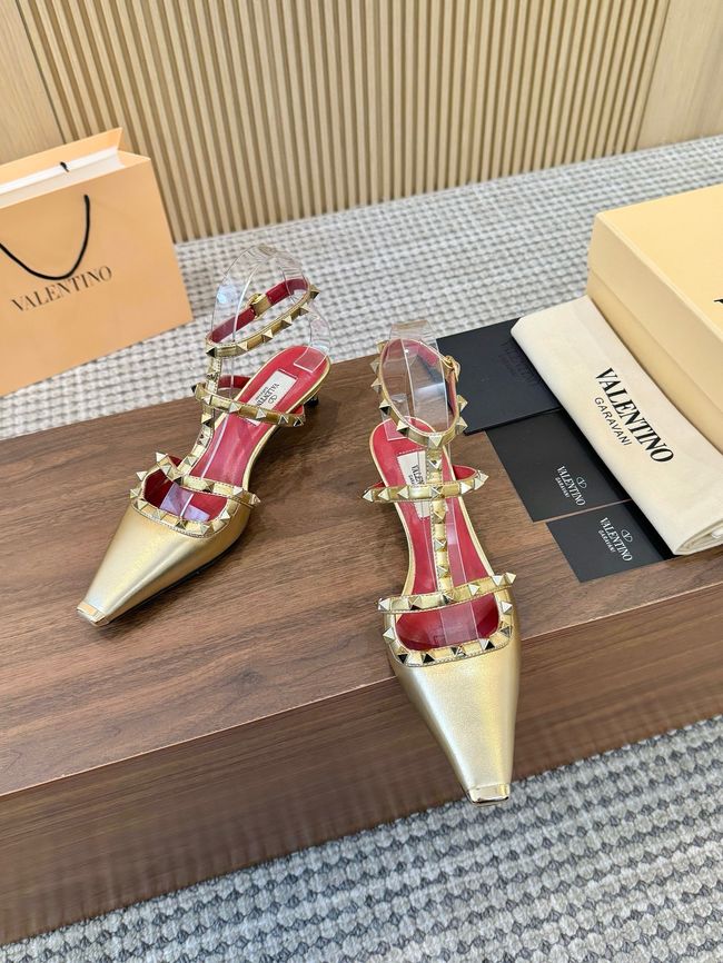 Valentino ROCKSTUD lambskin high heels 4cm 65052-4