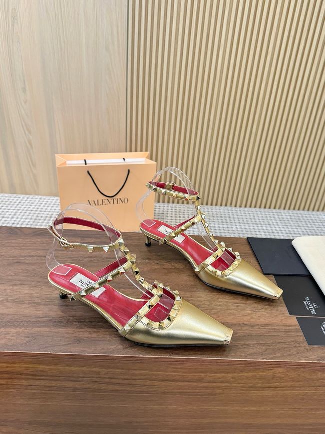 Valentino ROCKSTUD lambskin high heels 4cm 65052-4