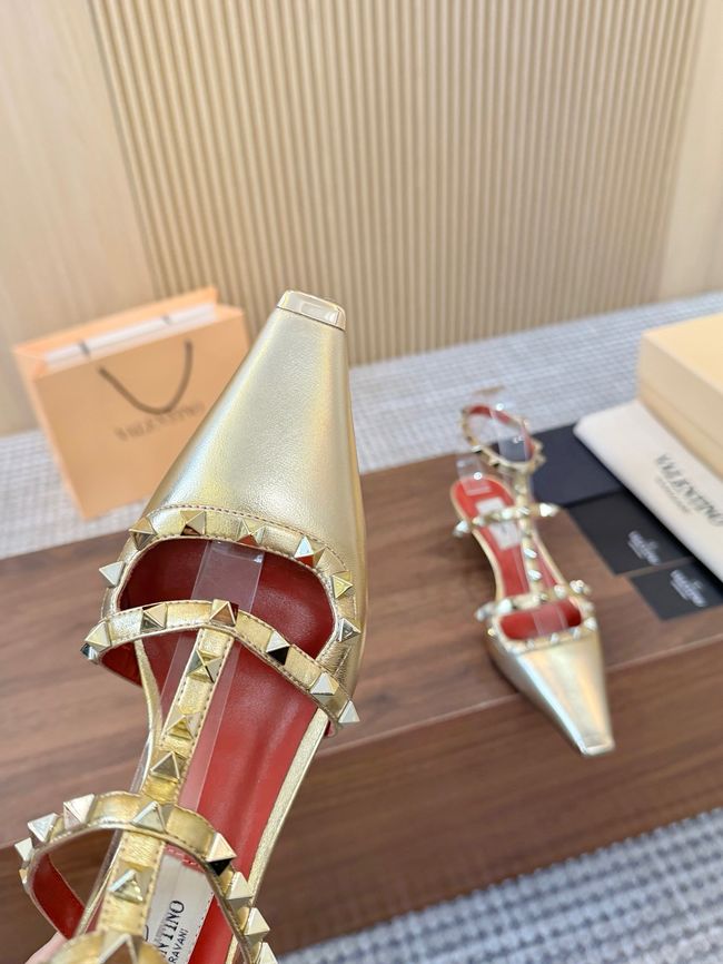 Valentino ROCKSTUD lambskin high heels 4cm 65052-4