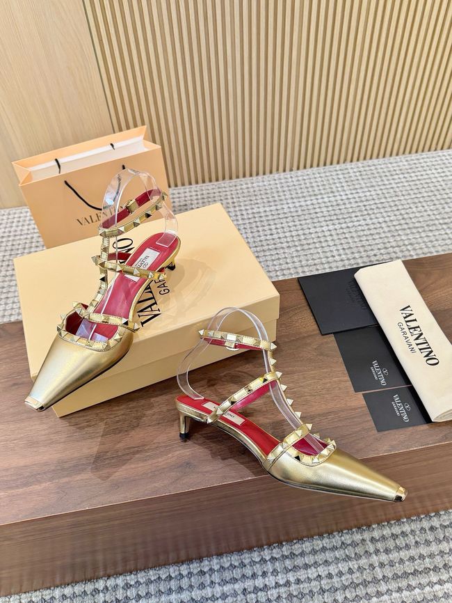 Valentino ROCKSTUD lambskin high heels 4cm 65052-4