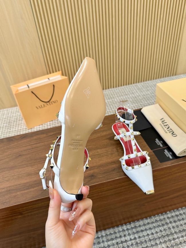 Valentino ROCKSTUD lambskin high heels 4cm 65052-5