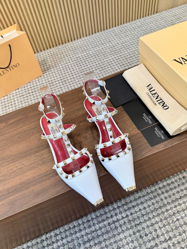 Valentino ROCKSTUD lambskin high heels 4cm 65052-5