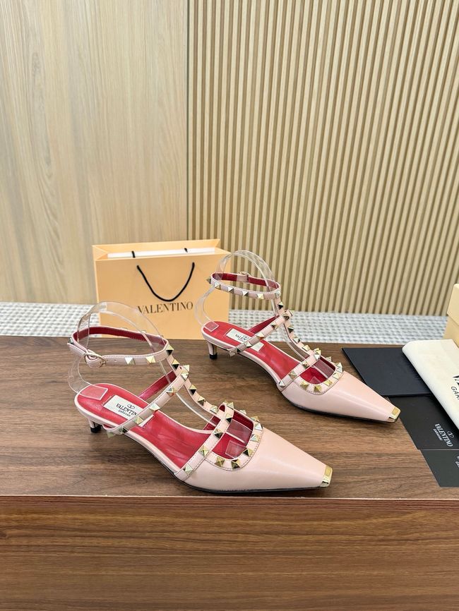 Valentino ROCKSTUD lambskin high heels 4cm 65052-7
