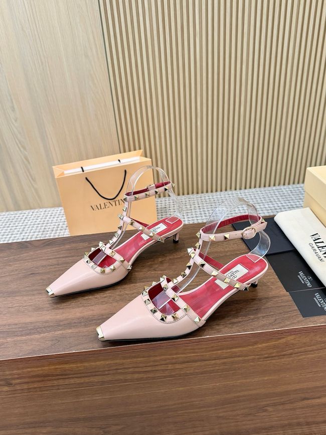 Valentino ROCKSTUD lambskin high heels 4cm 65052-7