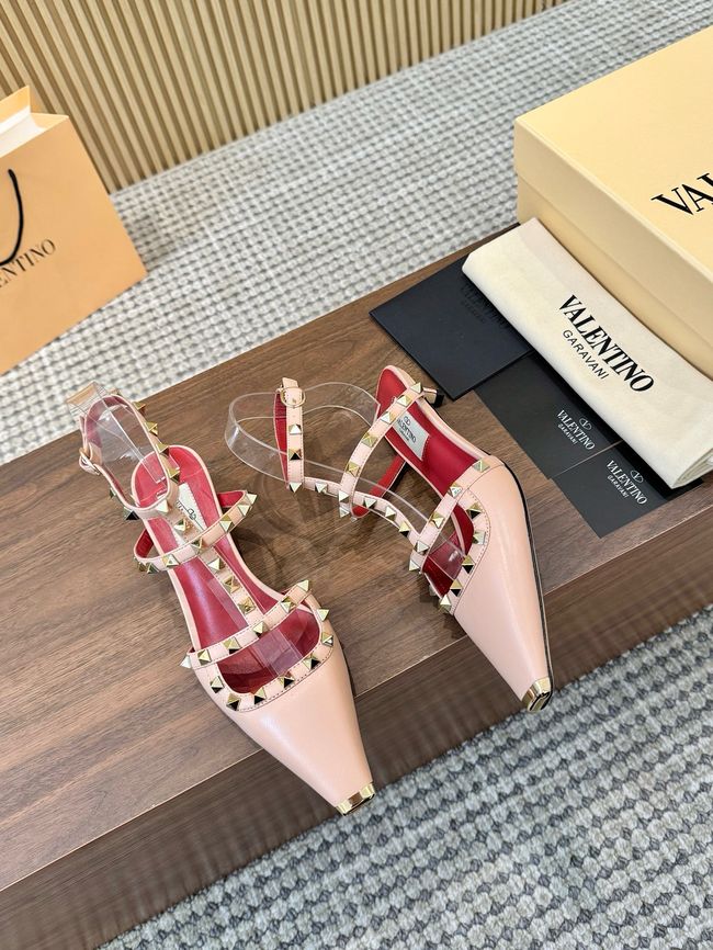 Valentino ROCKSTUD lambskin high heels 4cm 65052-7