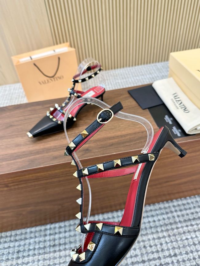 Valentino ROCKSTUD lambskin high heels 4cm 65052-8