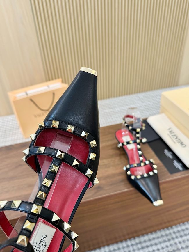 Valentino ROCKSTUD lambskin high heels 4cm 65052-8
