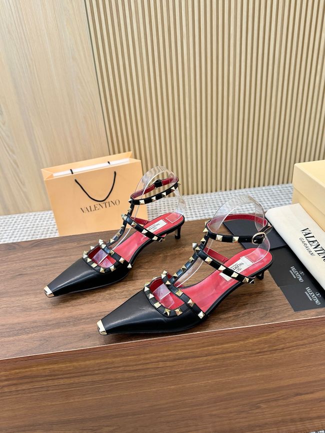 Valentino ROCKSTUD lambskin high heels 4cm 65052-8