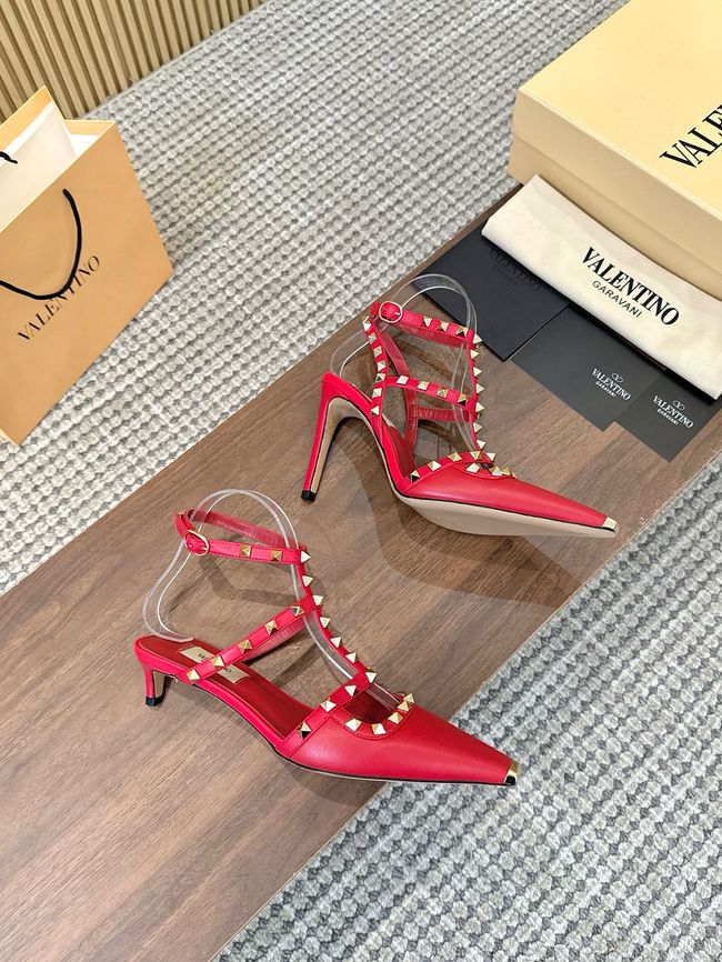 Valentino ROCKSTUD lambskin high heels 4cm 65052-1