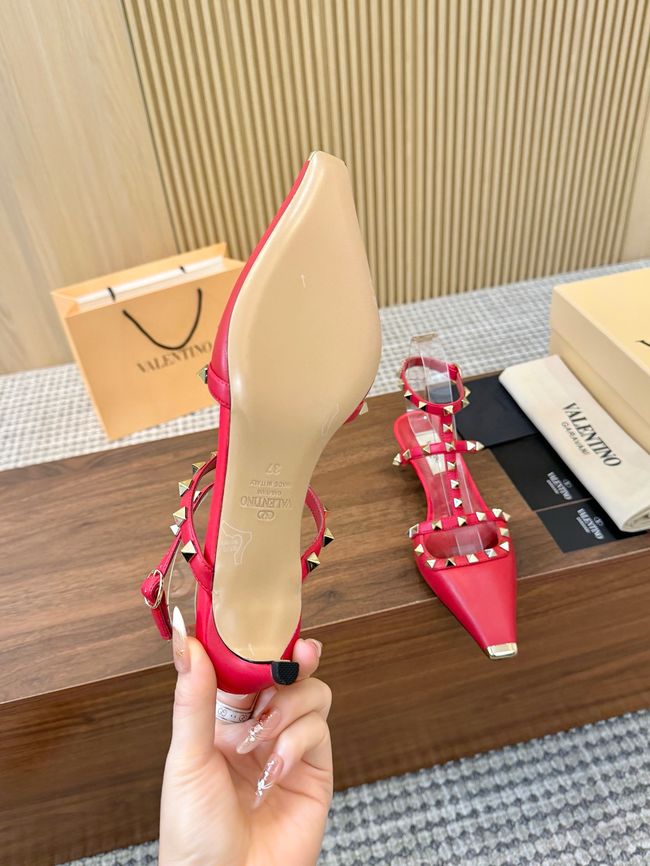 Valentino ROCKSTUD lambskin high heels 4cm 65052-1