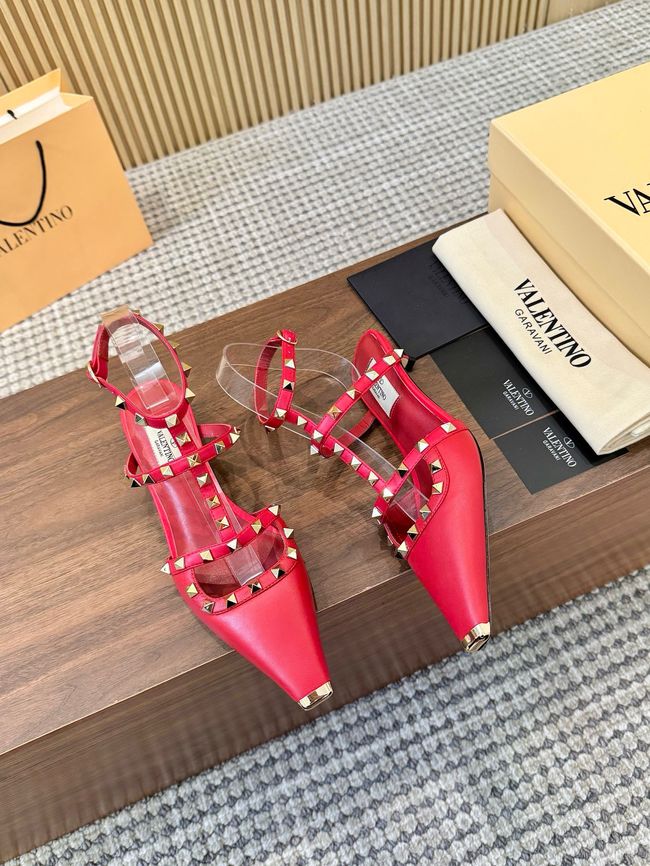 Valentino ROCKSTUD lambskin high heels 4cm 65052-1