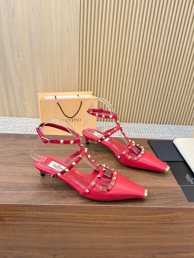 Valentino ROCKSTUD lambskin high heels 4cm 65052-1