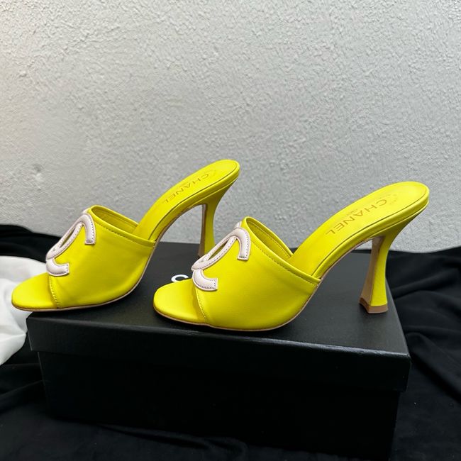 Chanel Lambskin Mules 90mm 65062-5