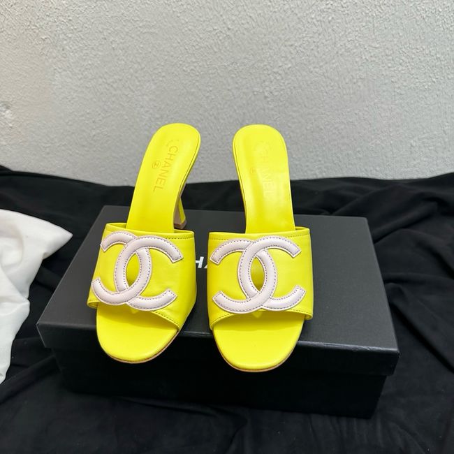 Chanel Lambskin Mules 90mm 65062-5