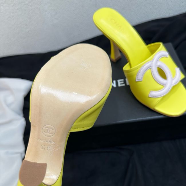 Chanel Lambskin Mules 90mm 65062-5