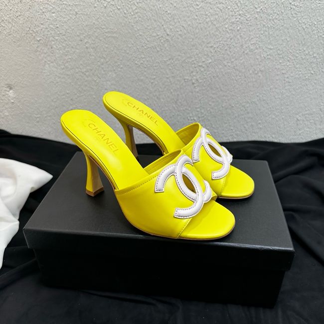 Chanel Lambskin Mules 90mm 65062-5