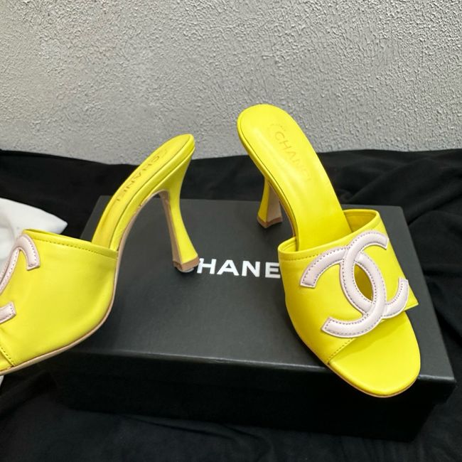 Chanel Lambskin Mules 90mm 65062-5