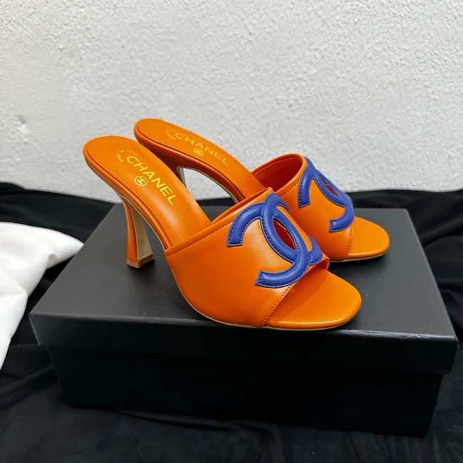 Chanel Lambskin Mules 90mm 65062-6