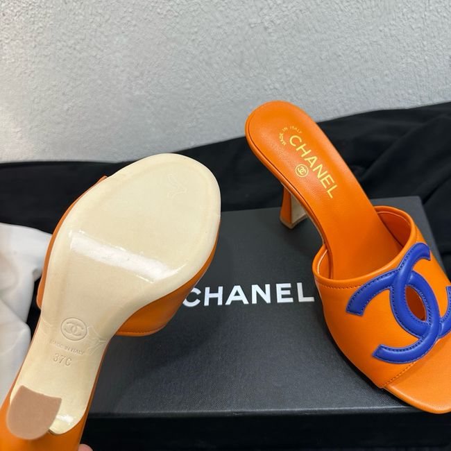 Chanel Lambskin Mules 90mm 65062-6