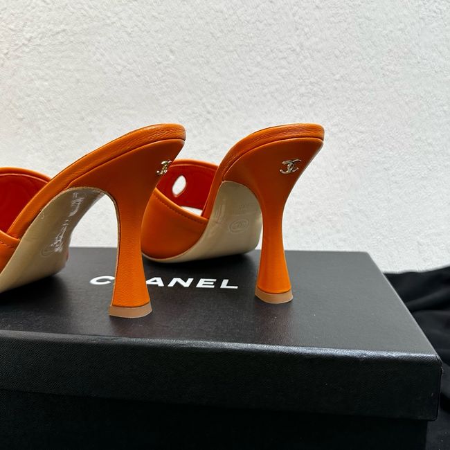 Chanel Lambskin Mules 90mm 65062-6