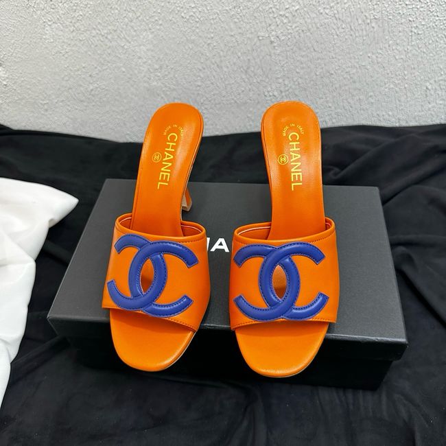 Chanel Lambskin Mules 90mm 65062-6