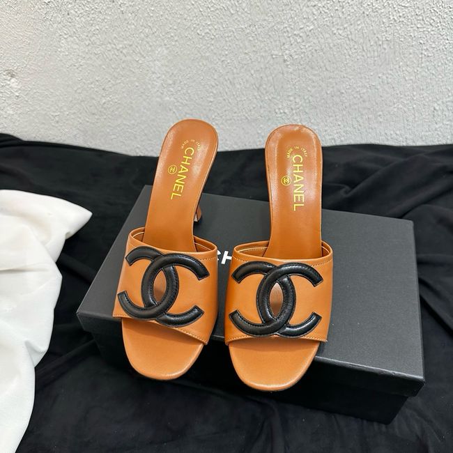 Chanel Lambskin Mules 90mm 65062-7