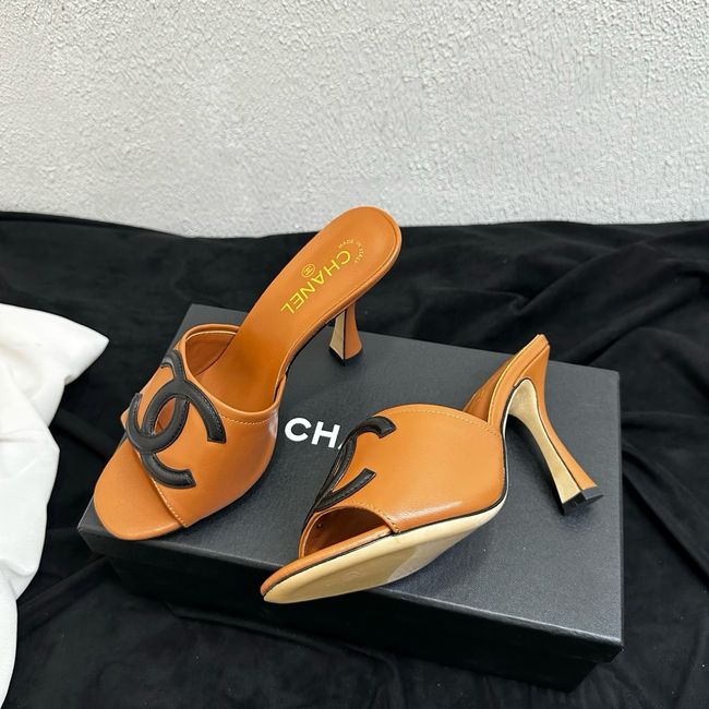 Chanel Lambskin Mules 90mm 65062-7