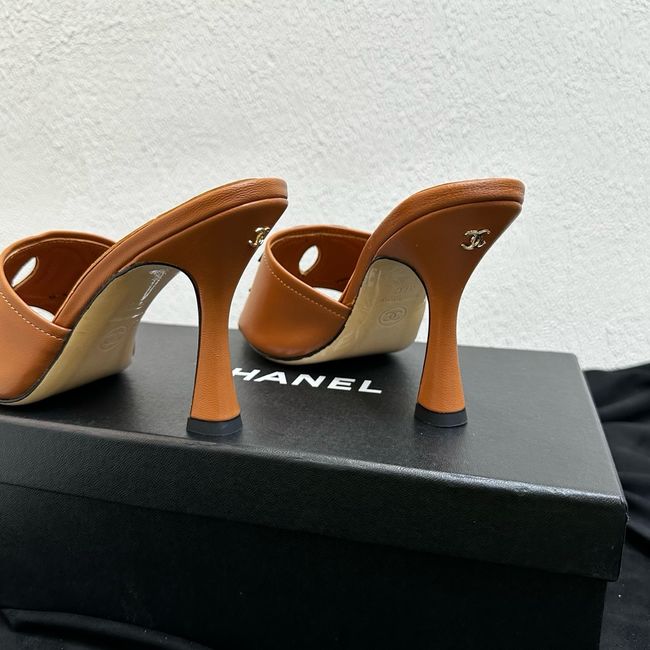 Chanel Lambskin Mules 90mm 65062-7