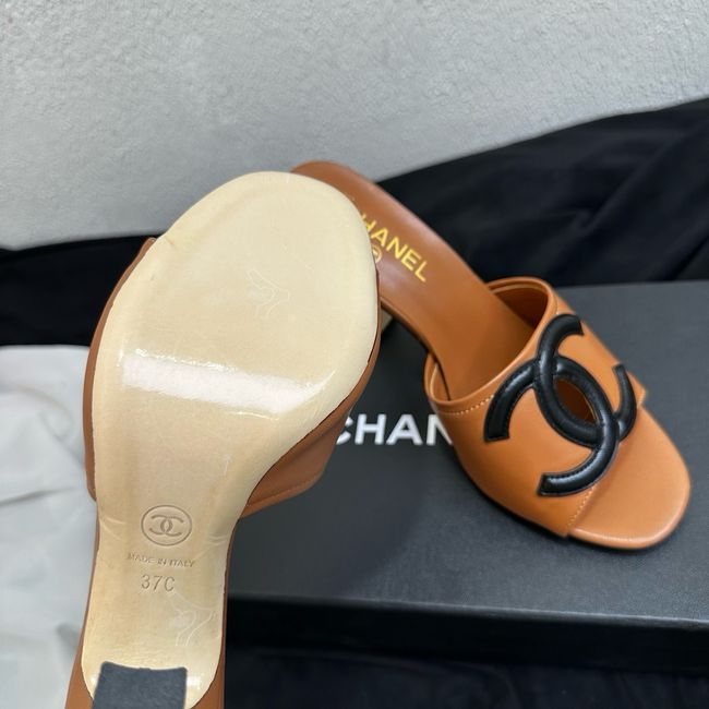 Chanel Lambskin Mules 90mm 65062-7