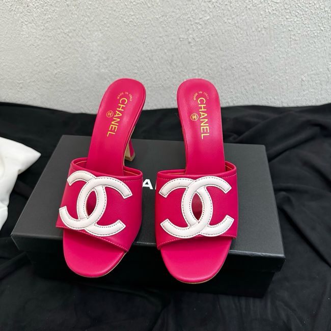 Chanel Lambskin Mules 90mm 65062-2