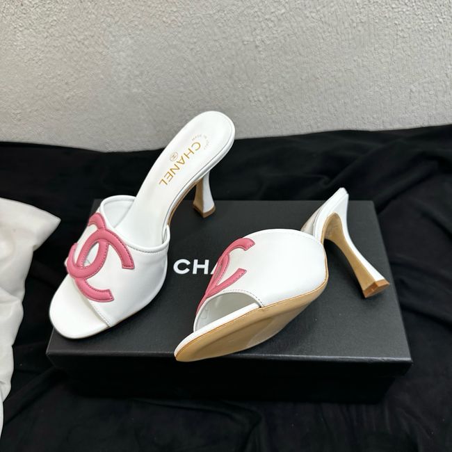 Chanel Lambskin Mules 90mm 65062-3