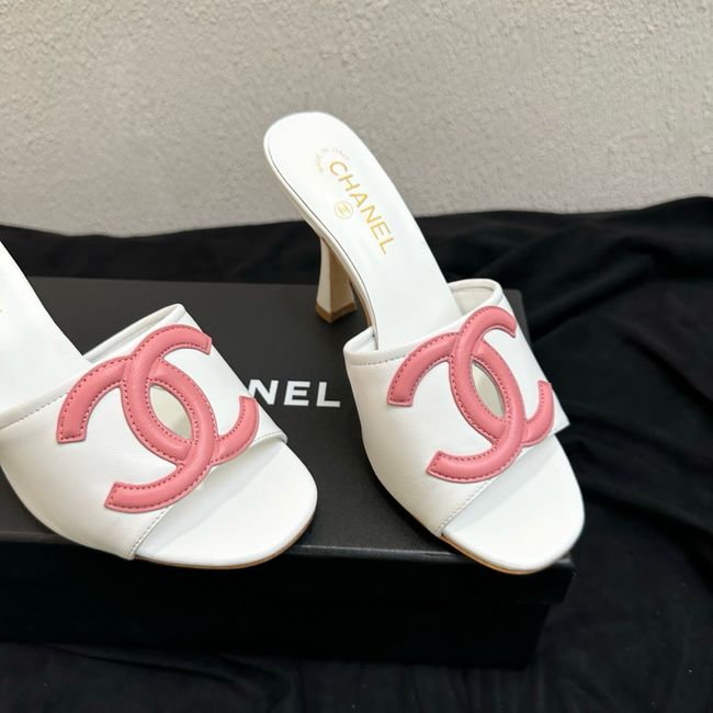 Chanel Lambskin Mules 90mm 65062-3