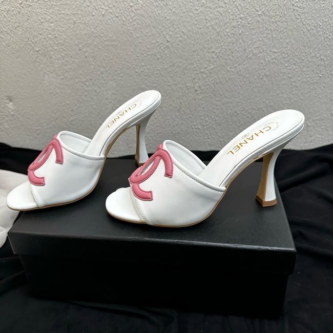 Chanel Lambskin Mules 90mm 65062-3