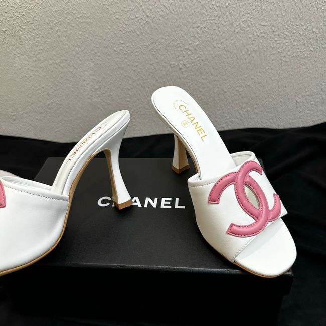 Chanel Lambskin Mules 90mm 65062-3