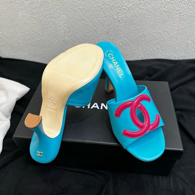 Chanel Lambskin Mules 90mm 65062-4