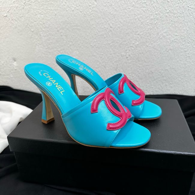 Chanel Lambskin Mules 90mm 65062-4