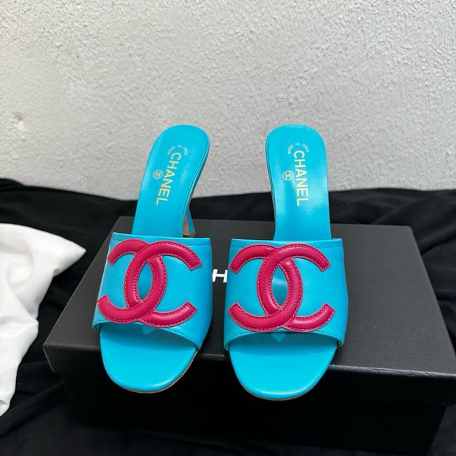 Chanel Lambskin Mules 90mm 65062-4