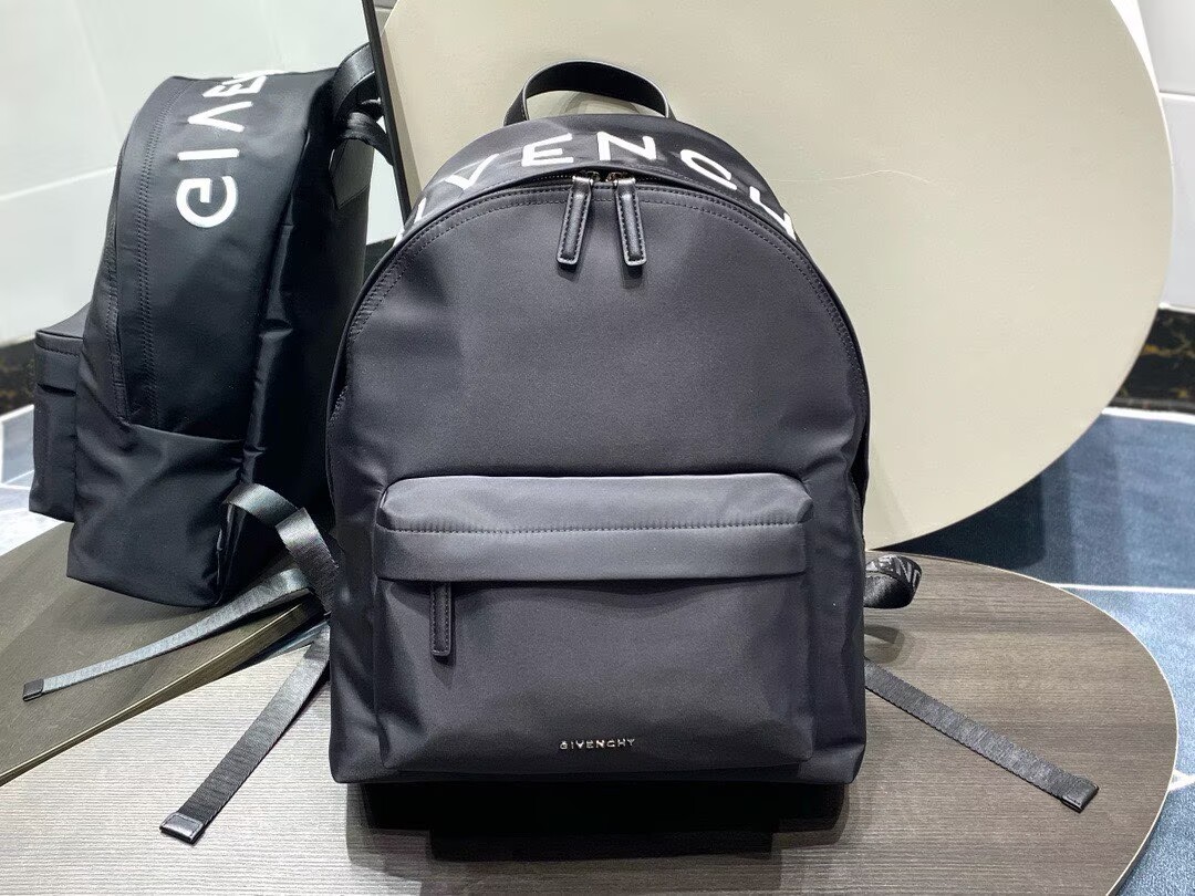 Givenchy Backpack G53012 Black&White Logo