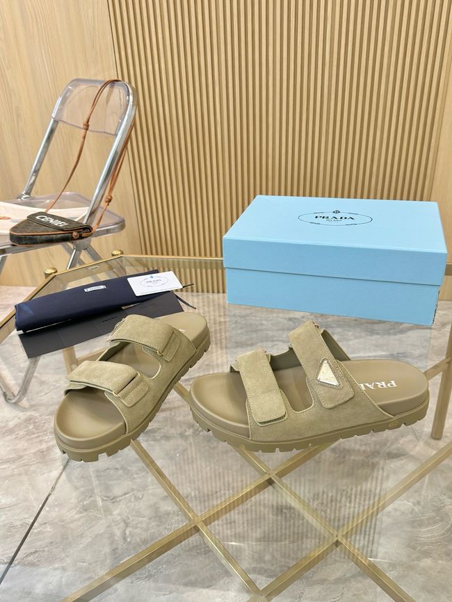 Prada Nubuck slides 1XZ794-1