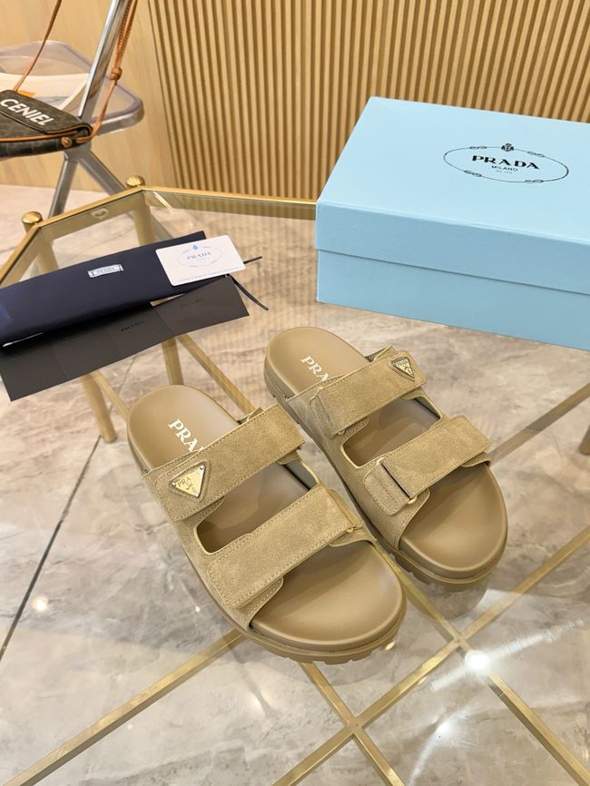 Prada Nubuck slides 1XZ794-1