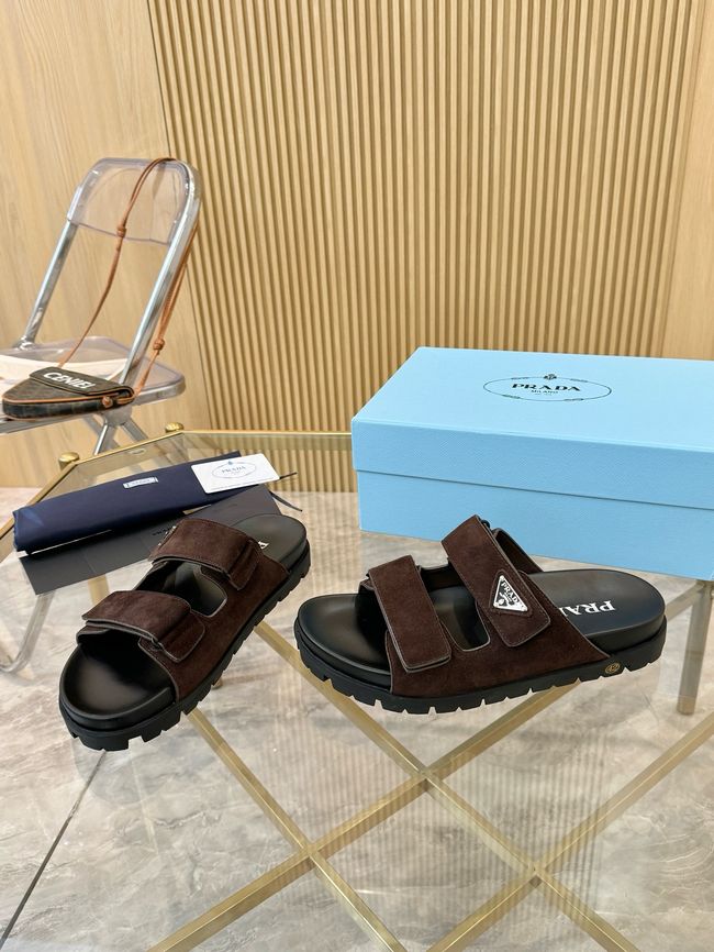Prada Nubuck slides 1XZ794-2
